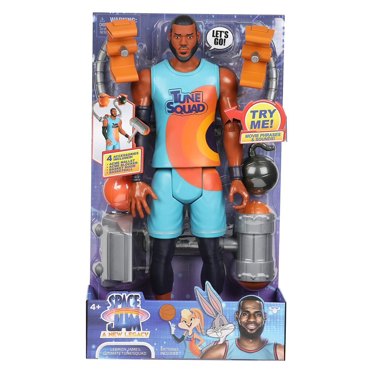 Moose Toys Space Jam: A New Legacy - LeBron James Ultimate Tune Squad 12" Action Figure